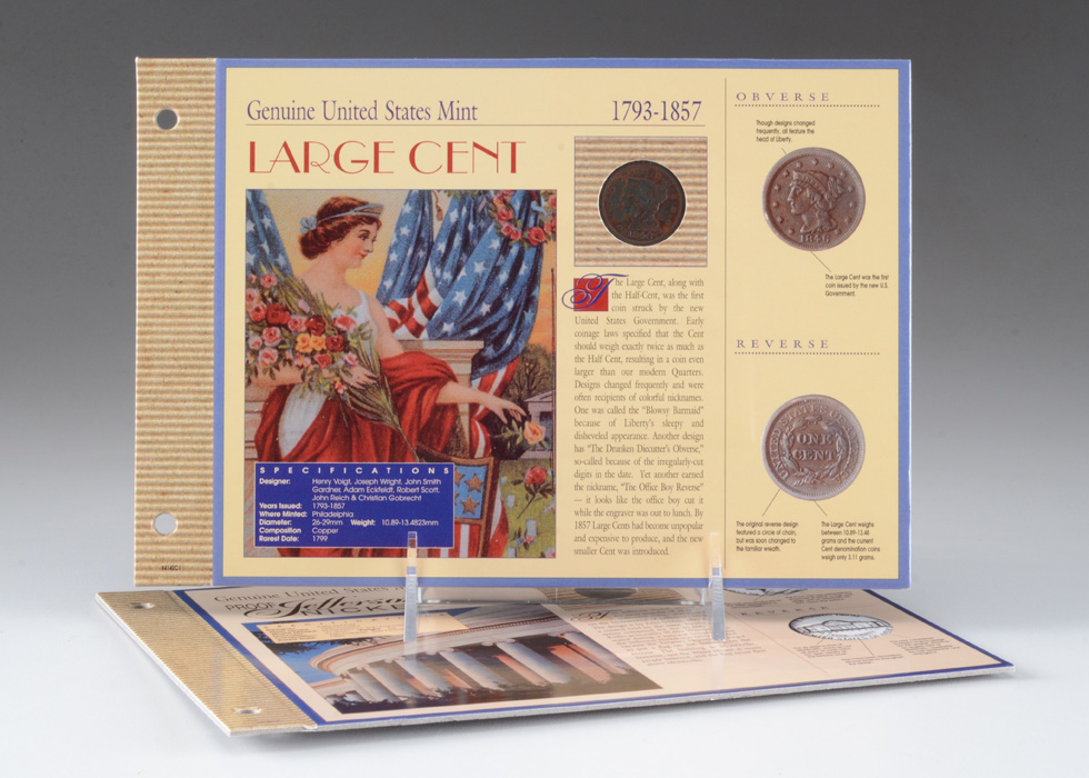 1846 Braided Hair Large Cent