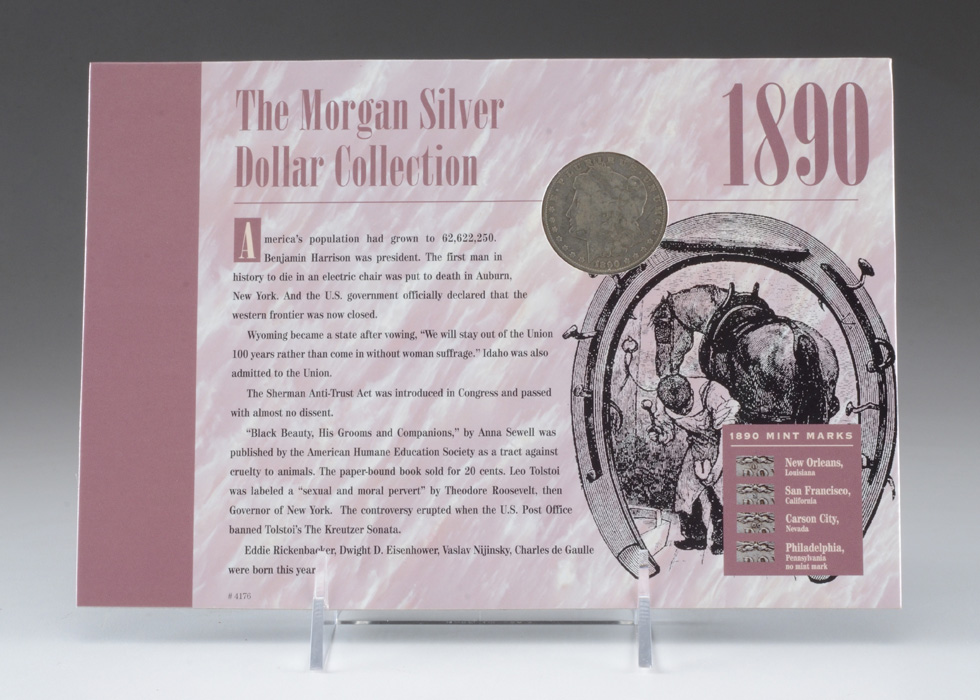 1890 O Morgan Silver Dollar