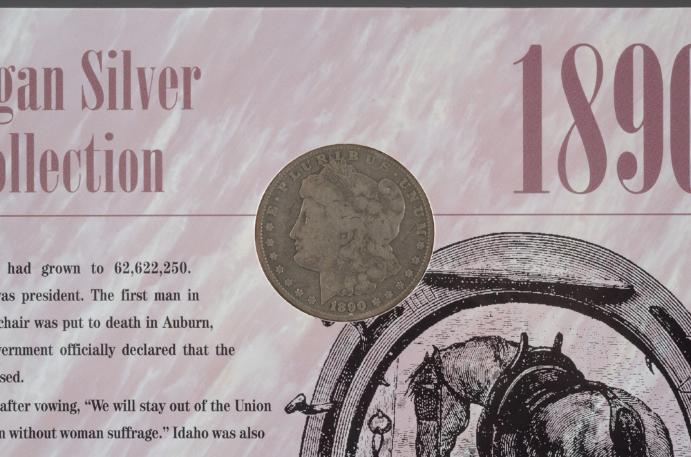 1890 O Morgan Silver Dollar