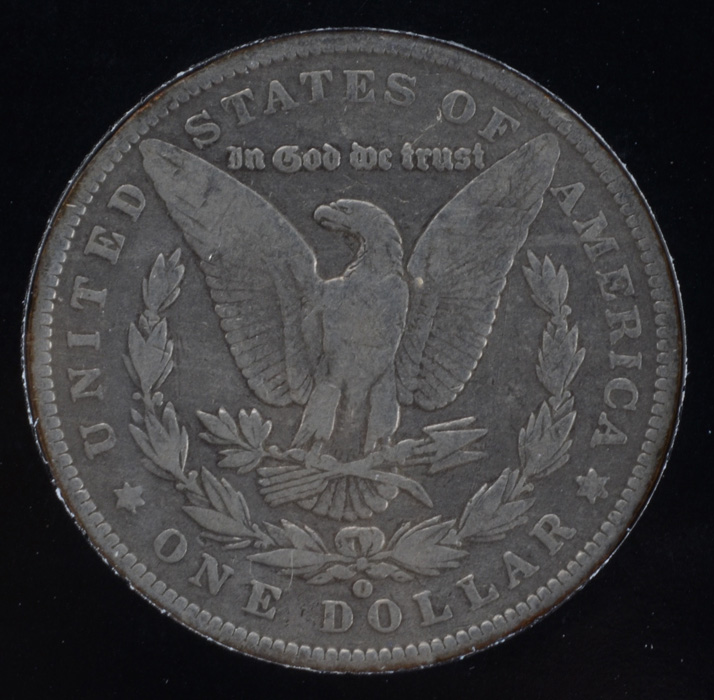 1890 O Morgan Silver Dollar