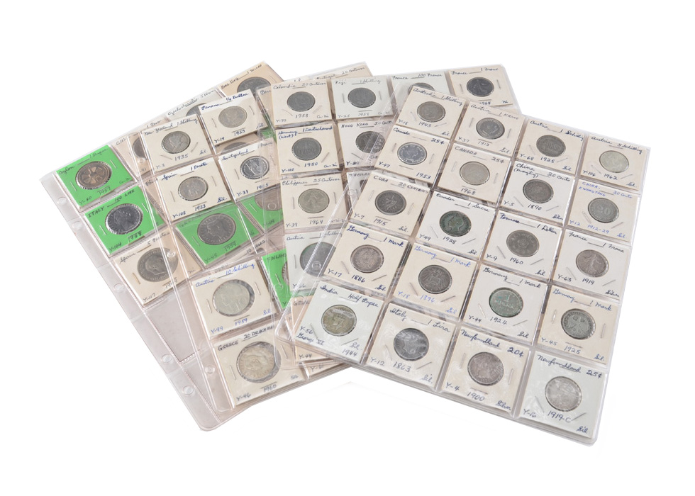 Sixty-Nine Foreign Coins and Tokens