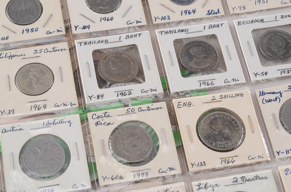 Sixty-Nine Foreign Coins and Tokens