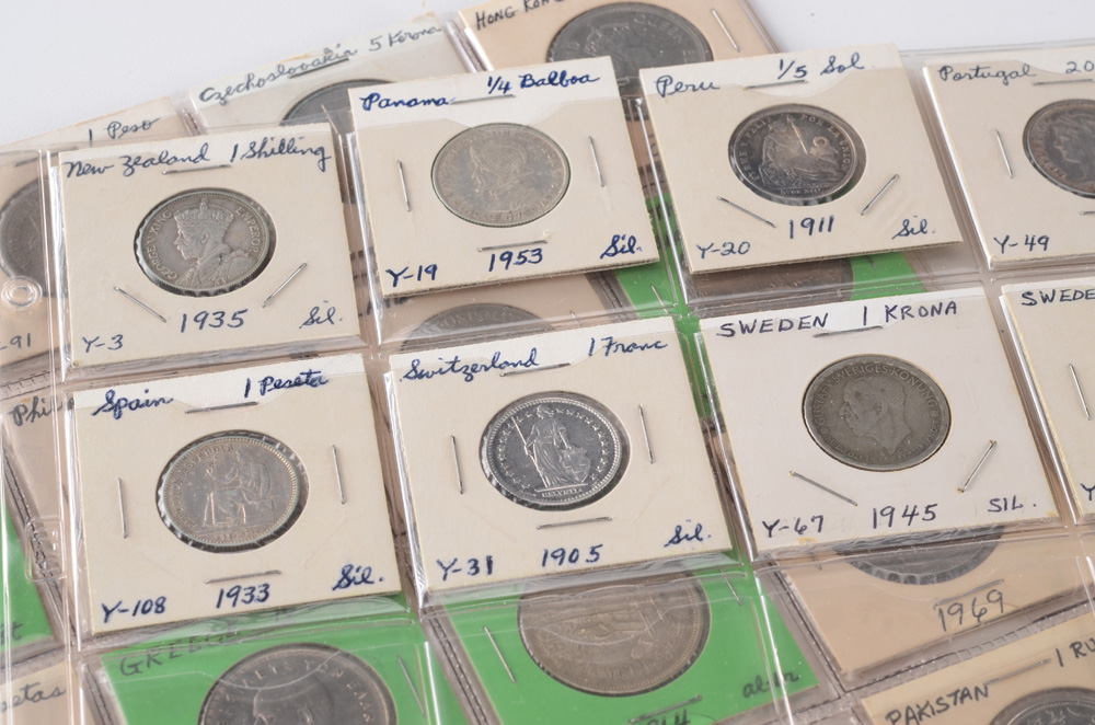 Sixty-Nine Foreign Coins and Tokens