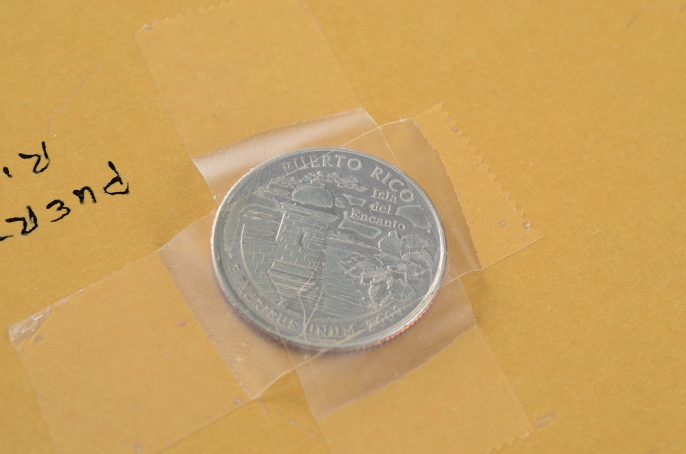 First State Quarters of the United States Collectors Map