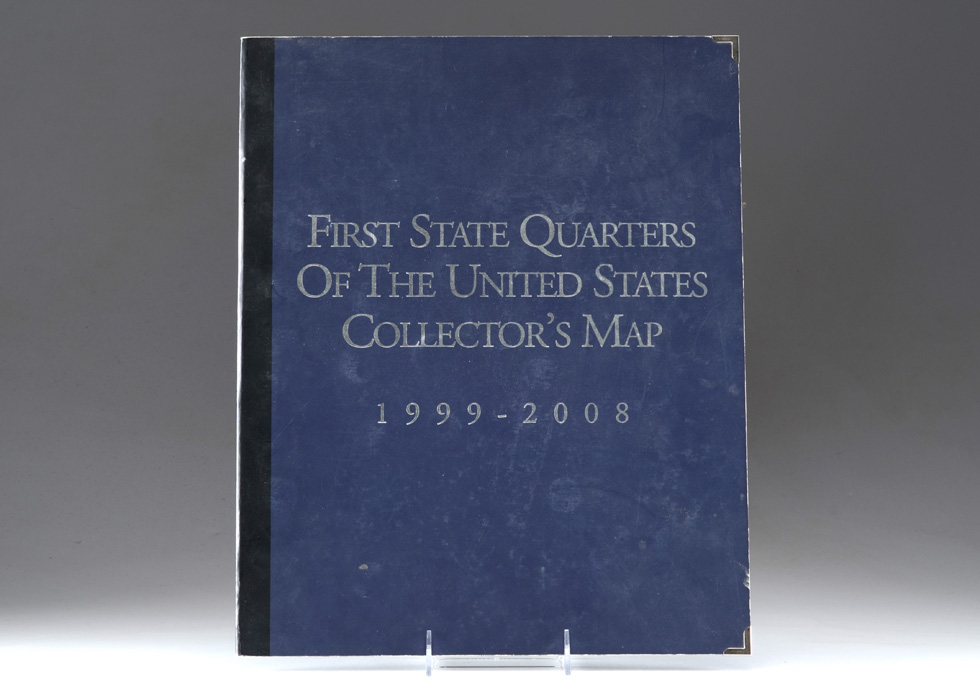 First State Quarters of the United States Collectors Map