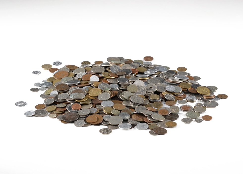 Over 500 Foreign Coins and Tokens