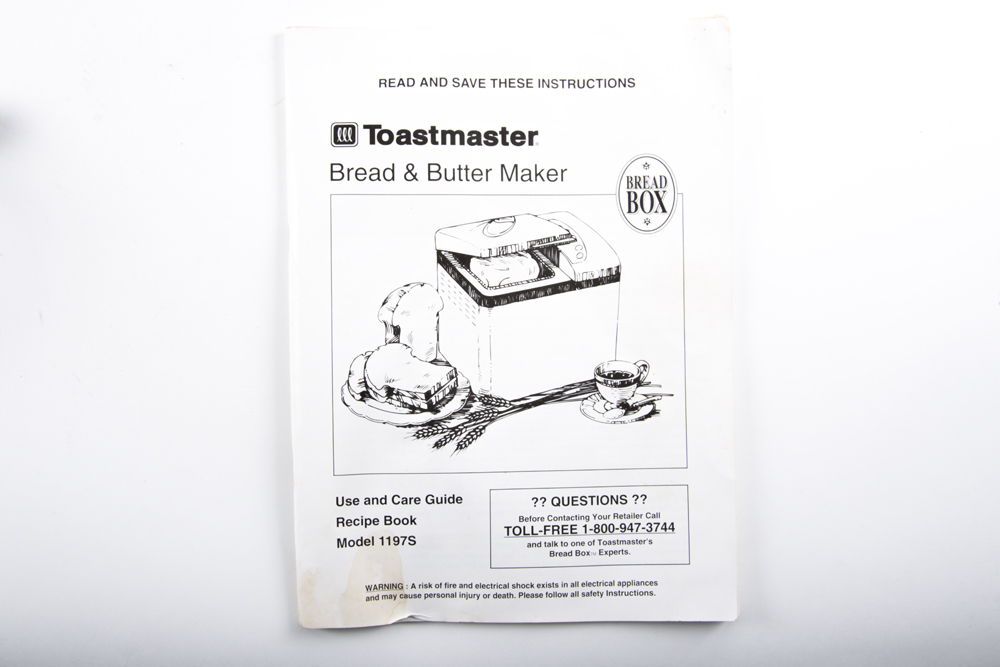 Toastmaster Bread and Butter Maker
