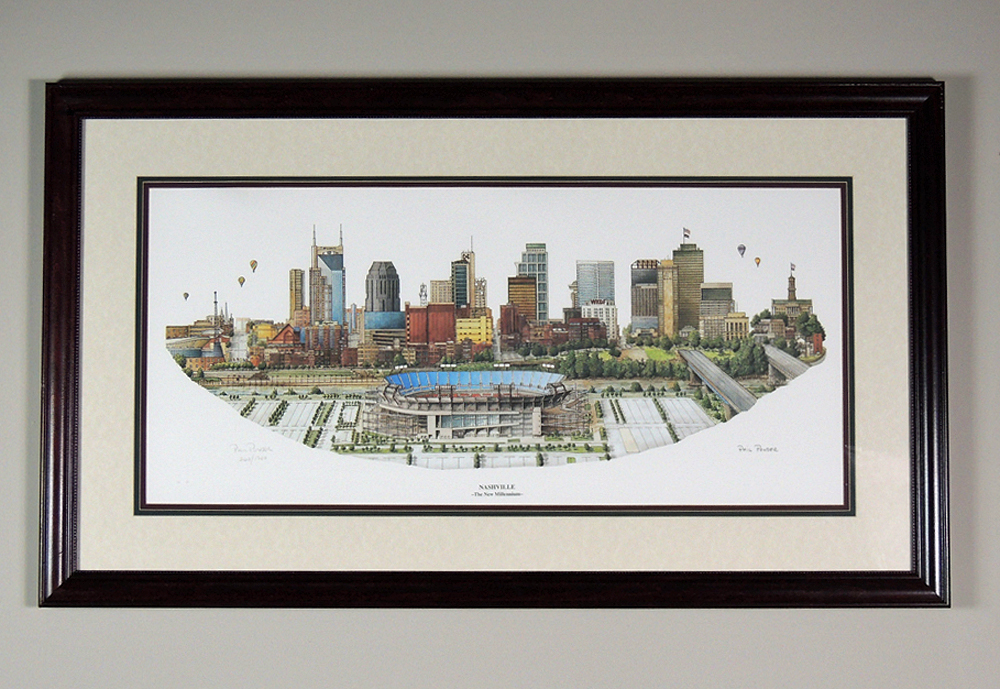 Phil Ponder Limited Edition Signed Nashville Print