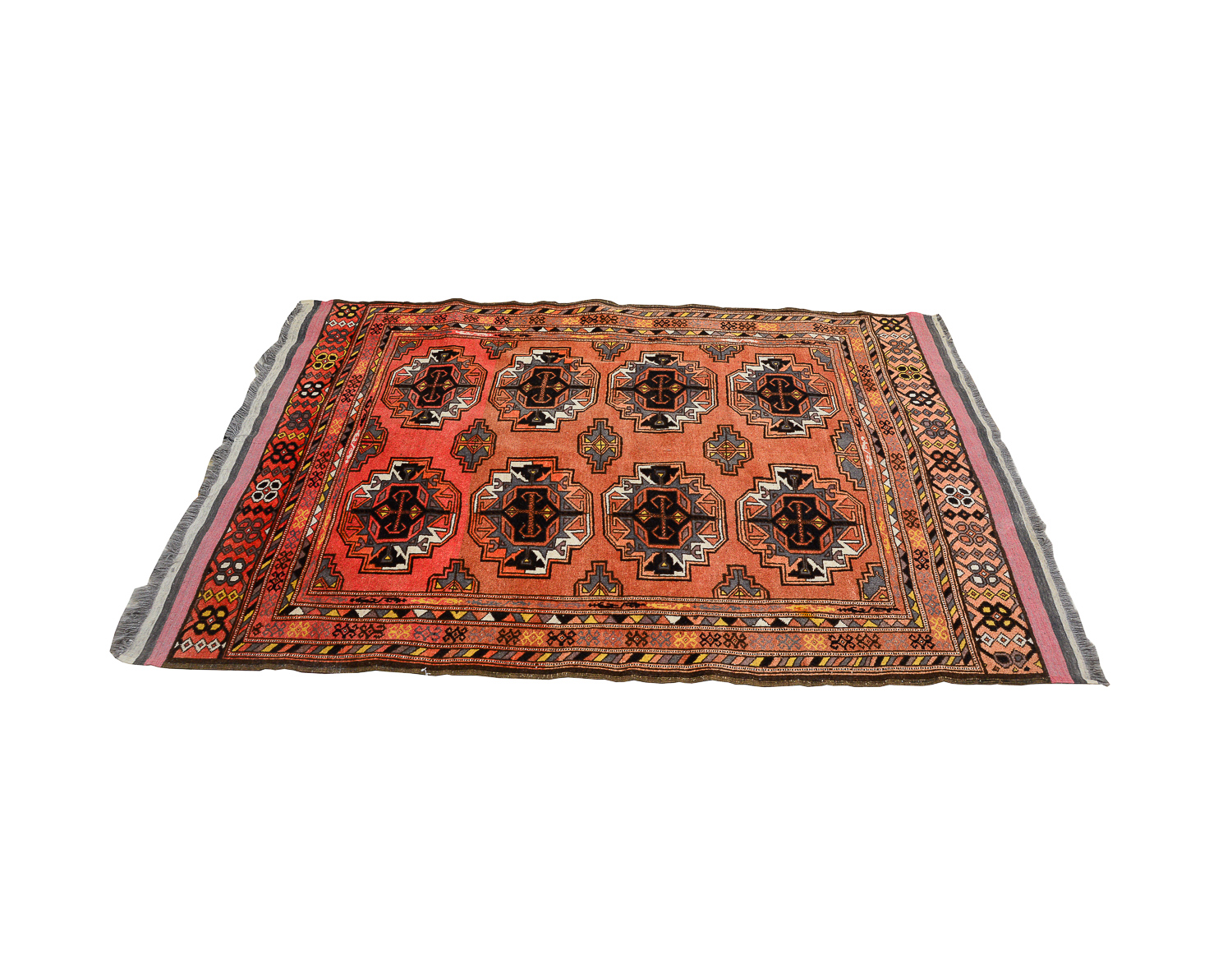 Hand-Knotted Oriental Wool Rug