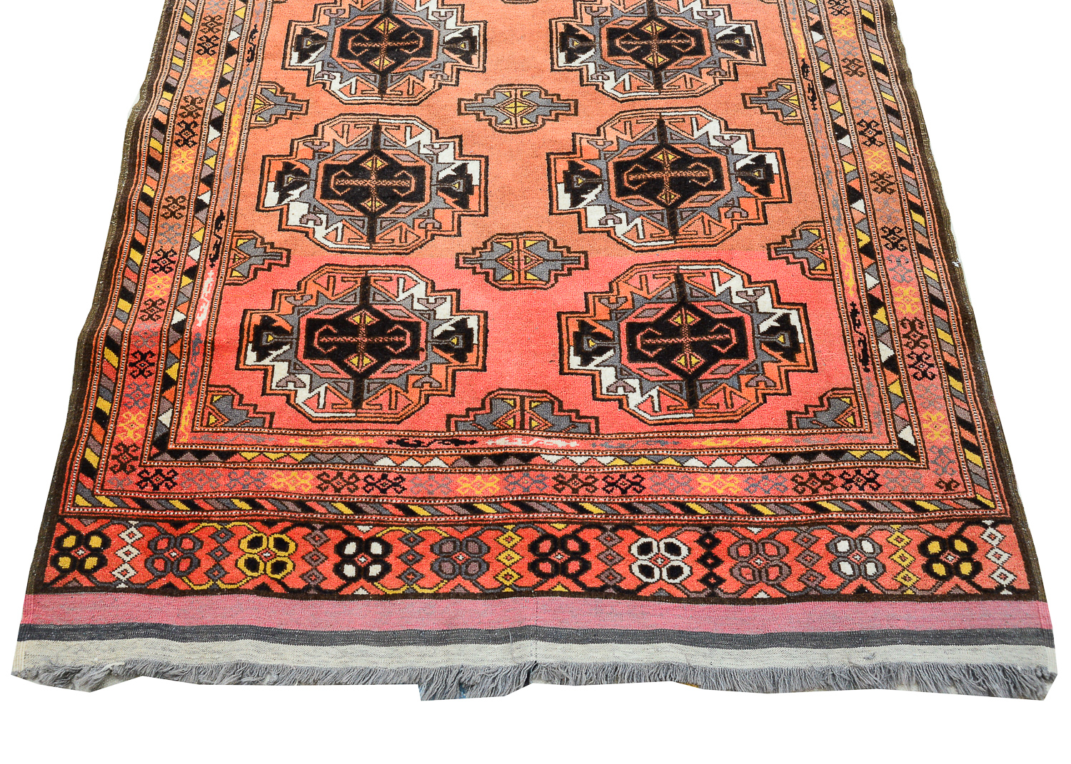 Hand-Knotted Oriental Wool Rug