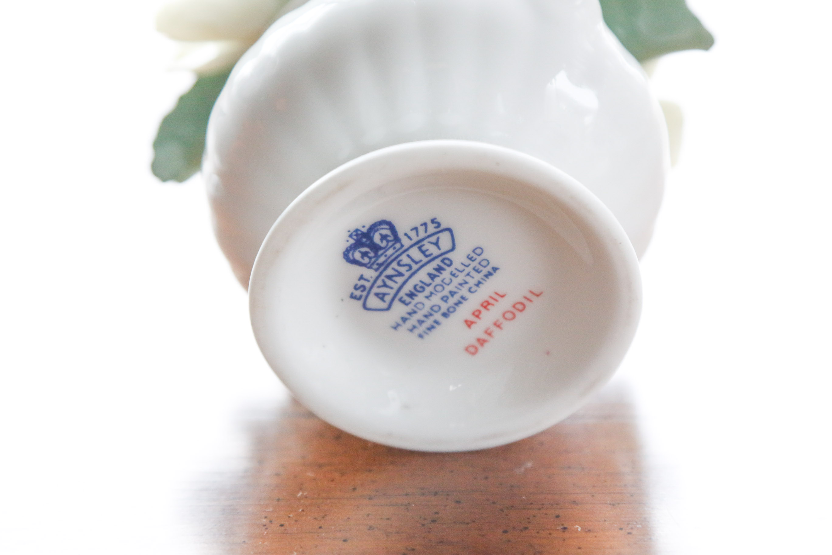 Pair of Aynsley England Bone China Flower Baskets