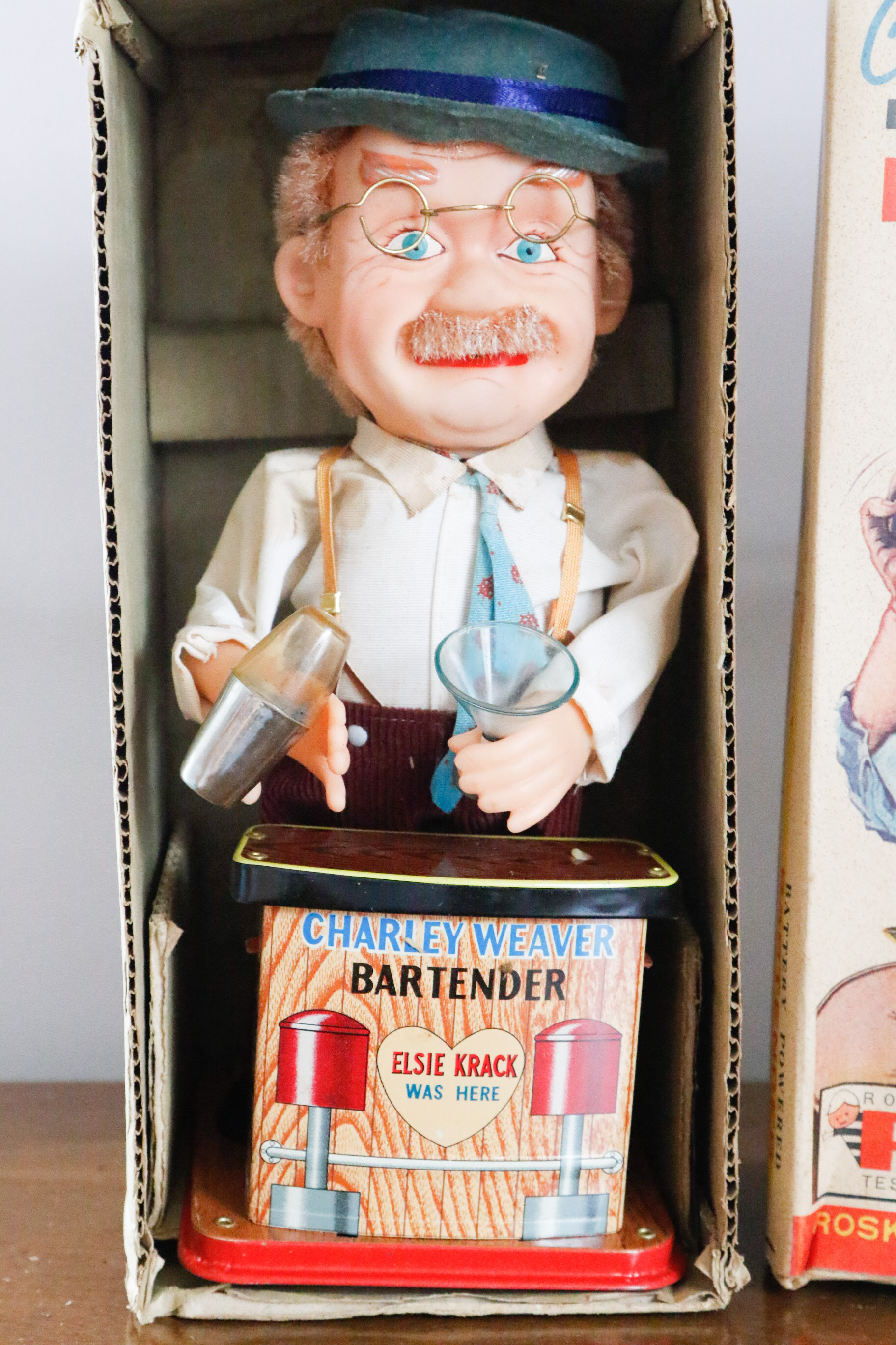 Charley Weaver Bartender Toy Doll