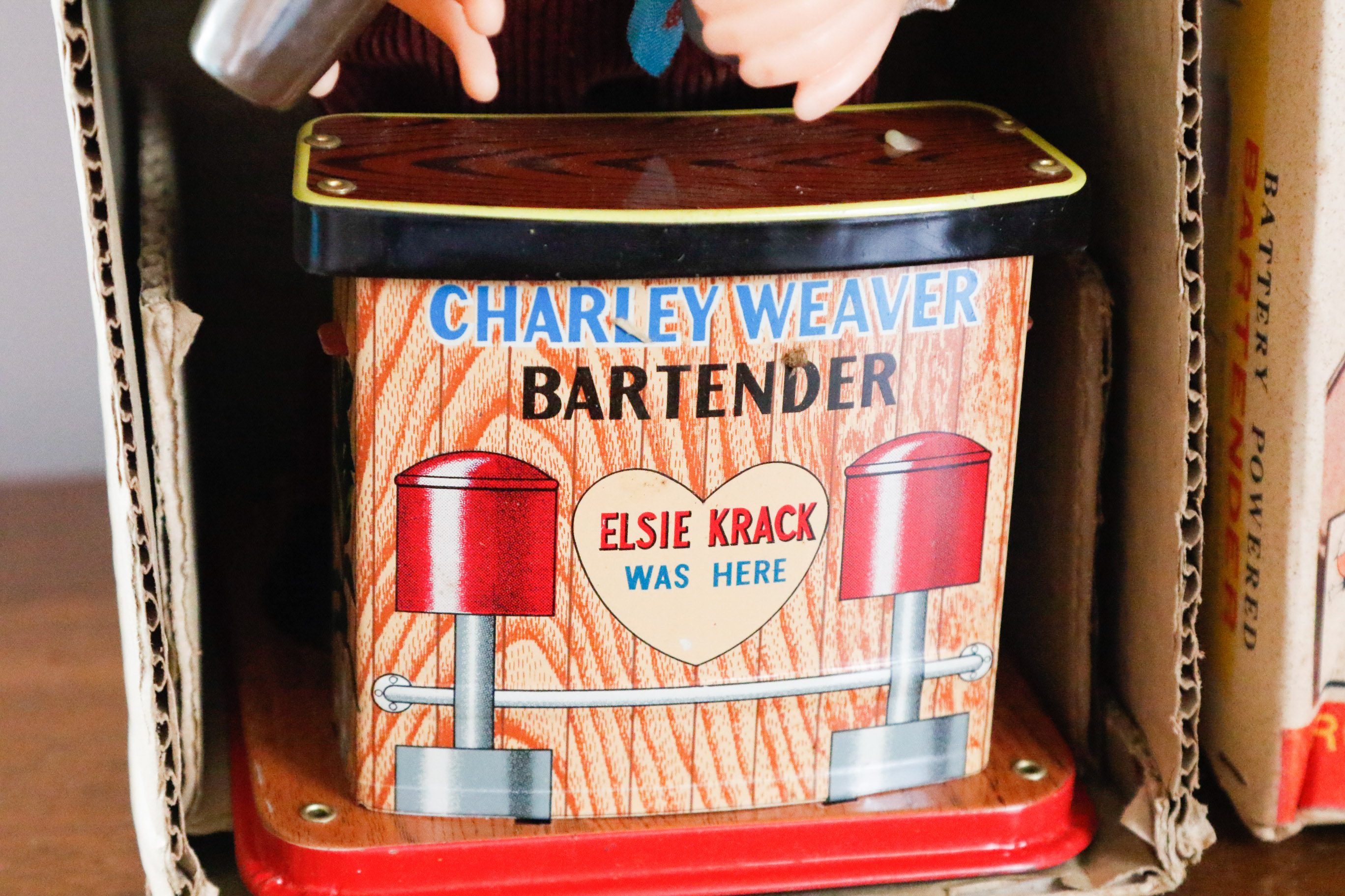 Charley Weaver Bartender Toy Doll