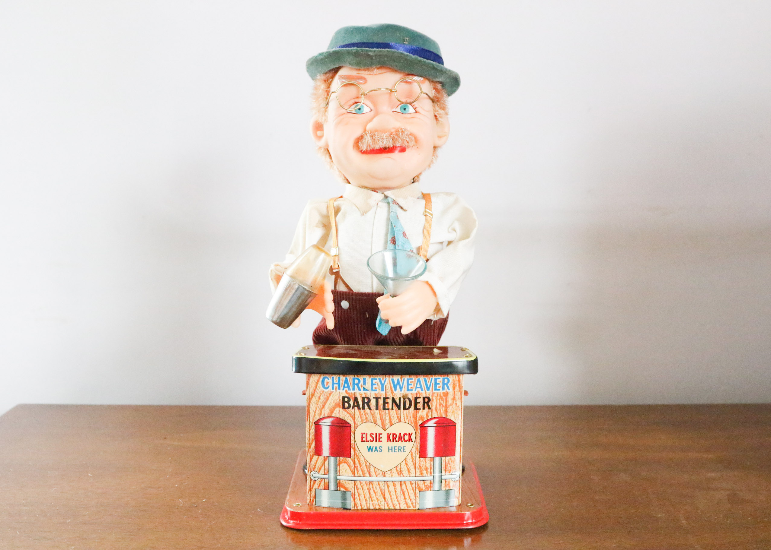 Charley Weaver Bartender Toy Doll