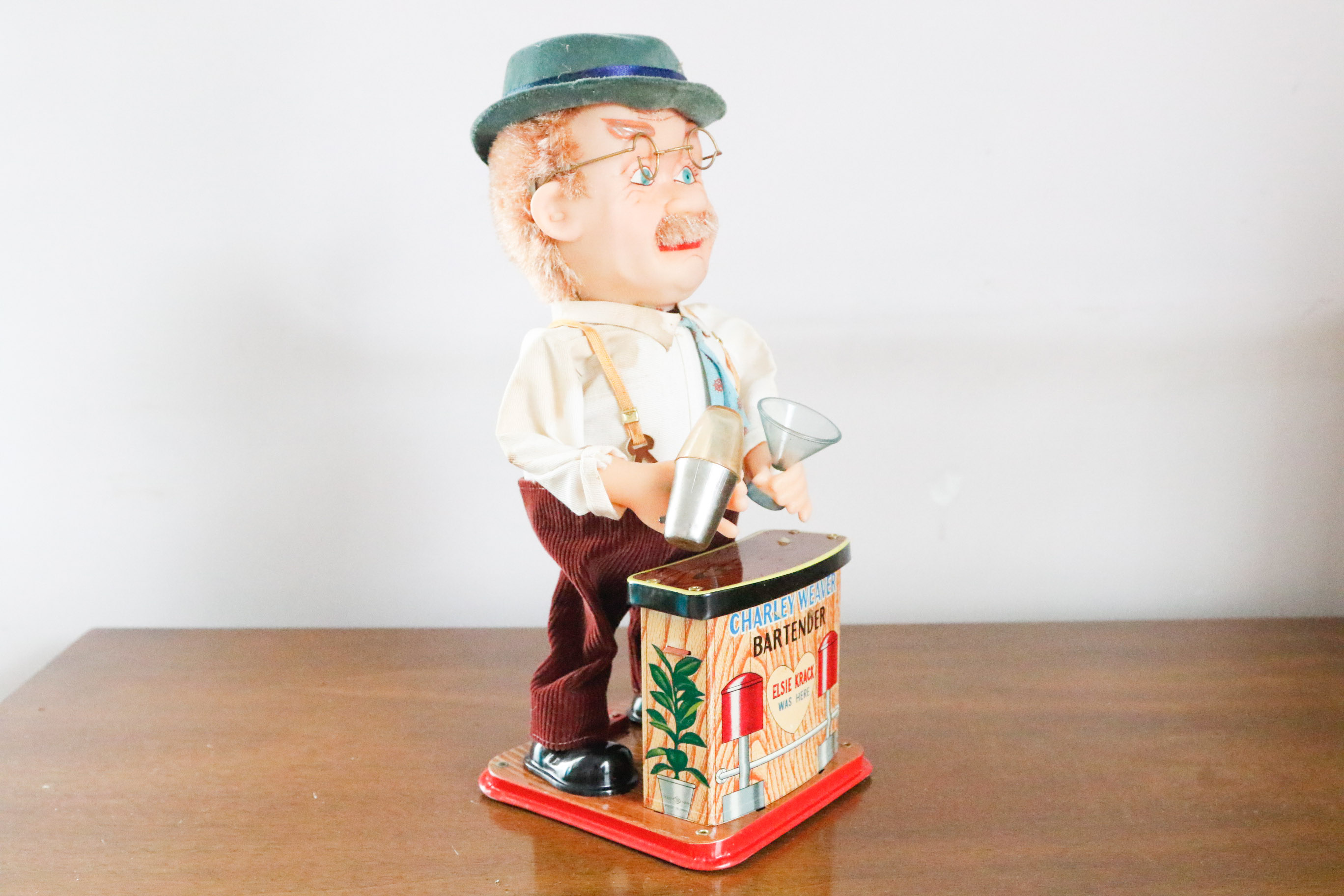 Charley Weaver Bartender Toy Doll