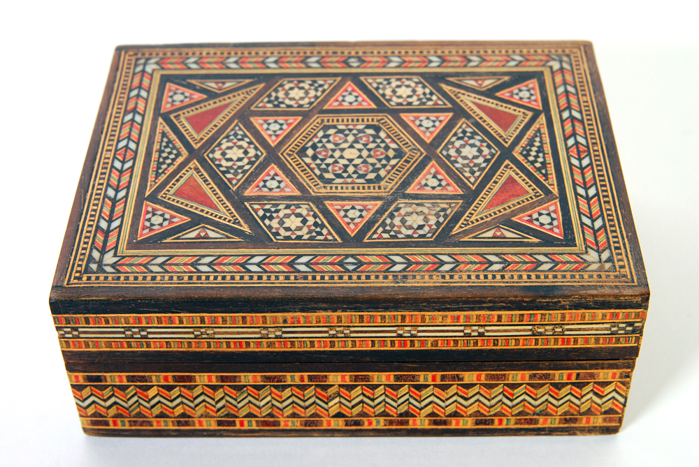 Wooden Mosaic Syrian Box