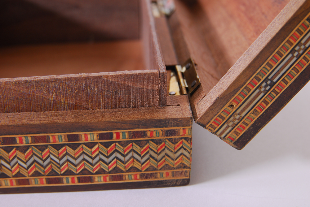 Wooden Mosaic Syrian Box