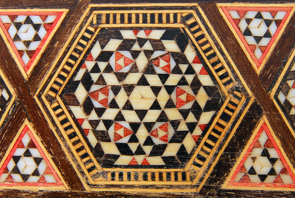 Wooden Mosaic Syrian Box
