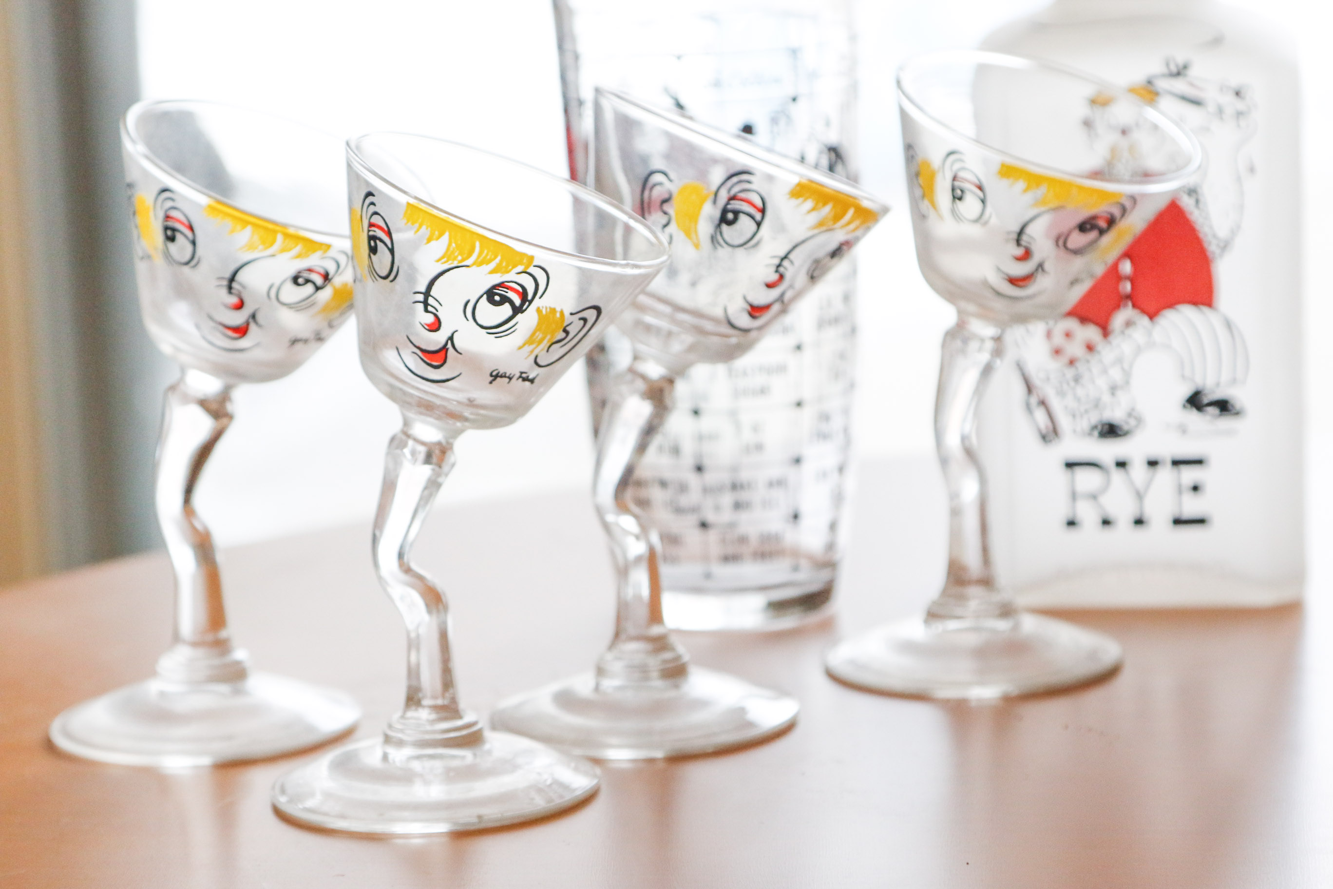 Collection of Gay Fad Mid-Century Barware