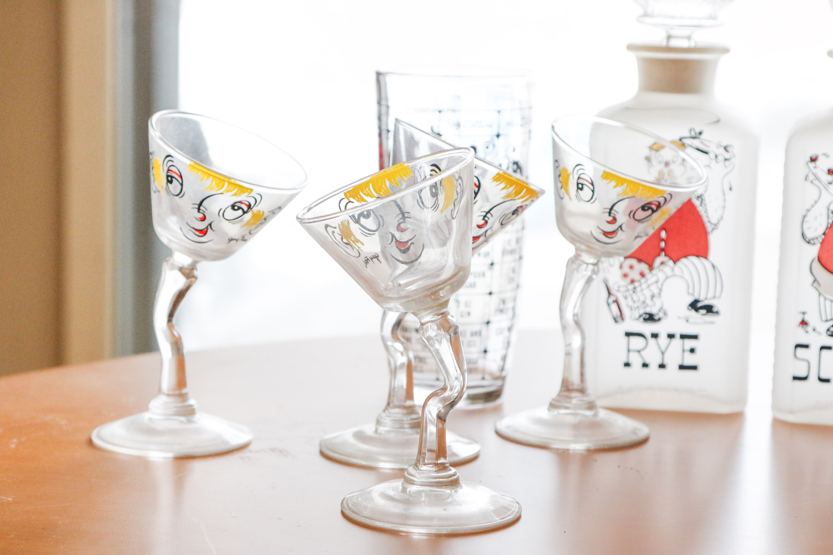 Collection of Gay Fad Mid-Century Barware