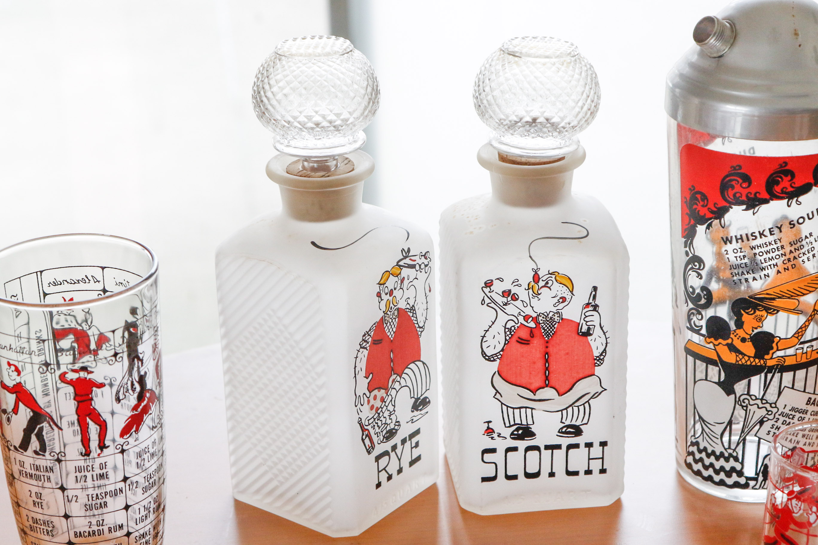 Collection of Gay Fad Mid-Century Barware