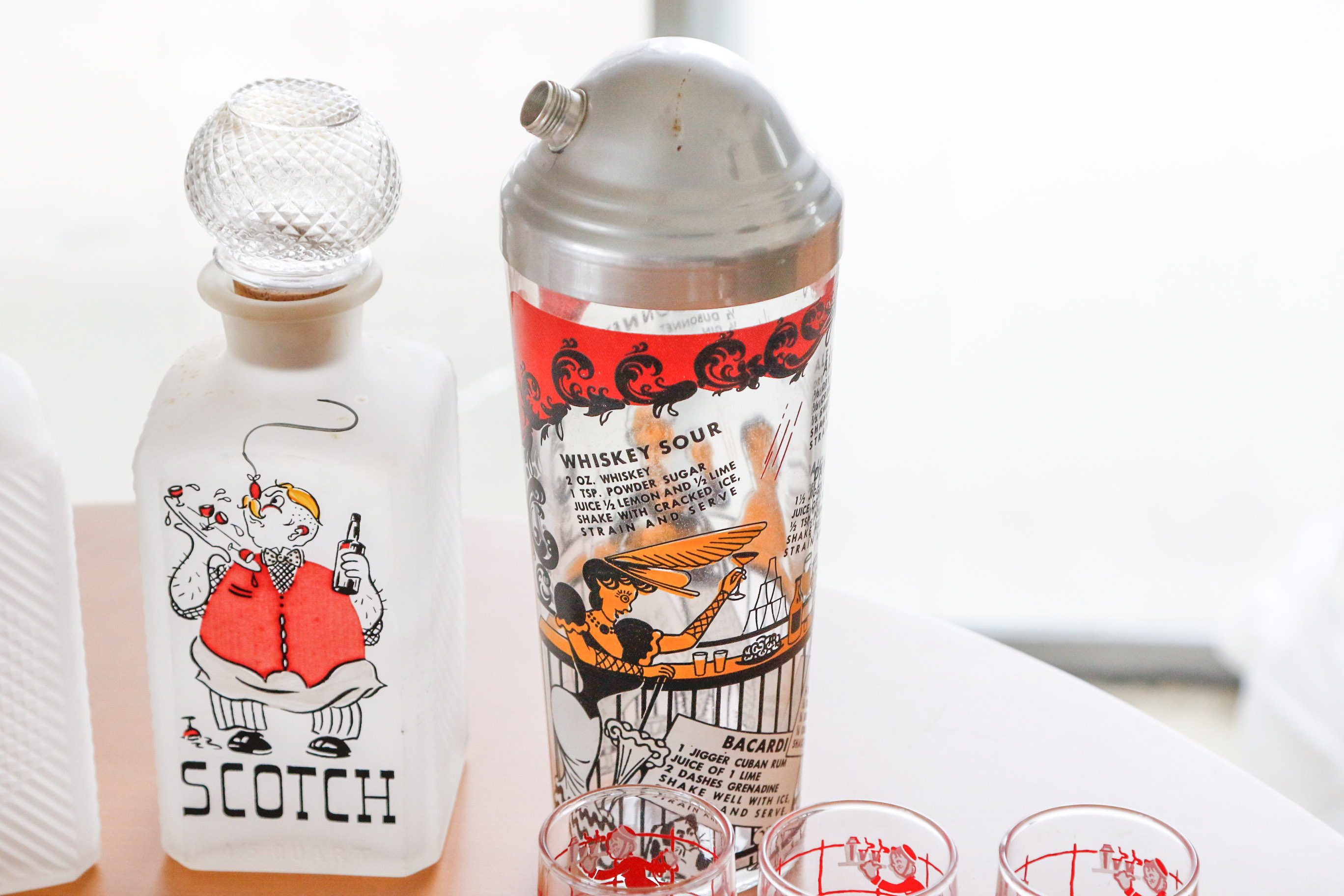 Collection of Gay Fad Mid-Century Barware