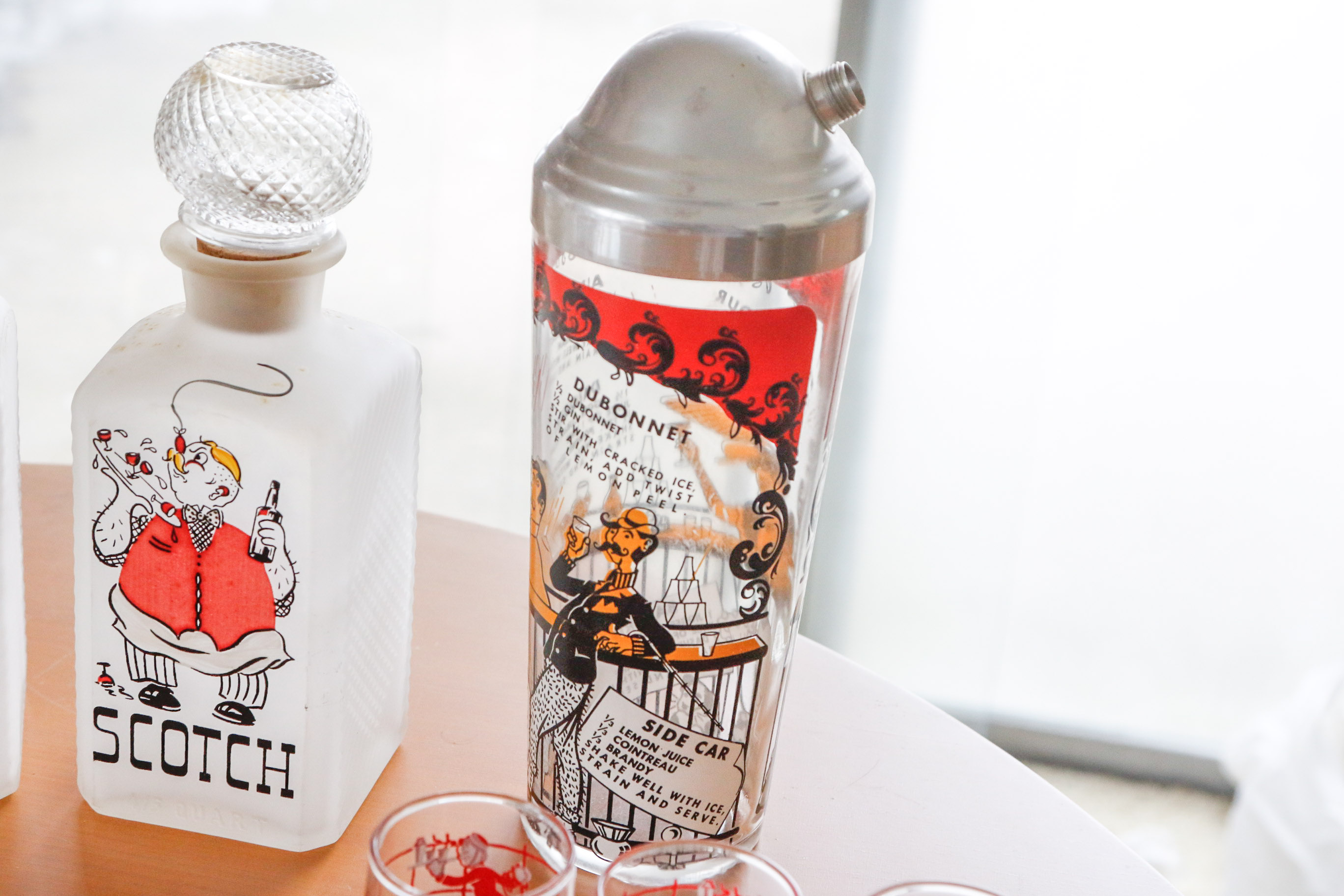 Collection of Gay Fad Mid-Century Barware