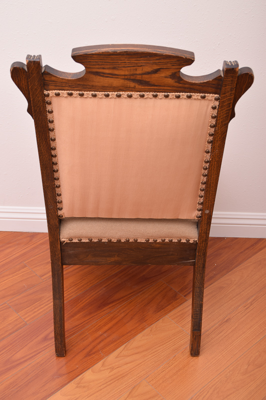 Antique Eastlake Needlepoint Parlor Chair