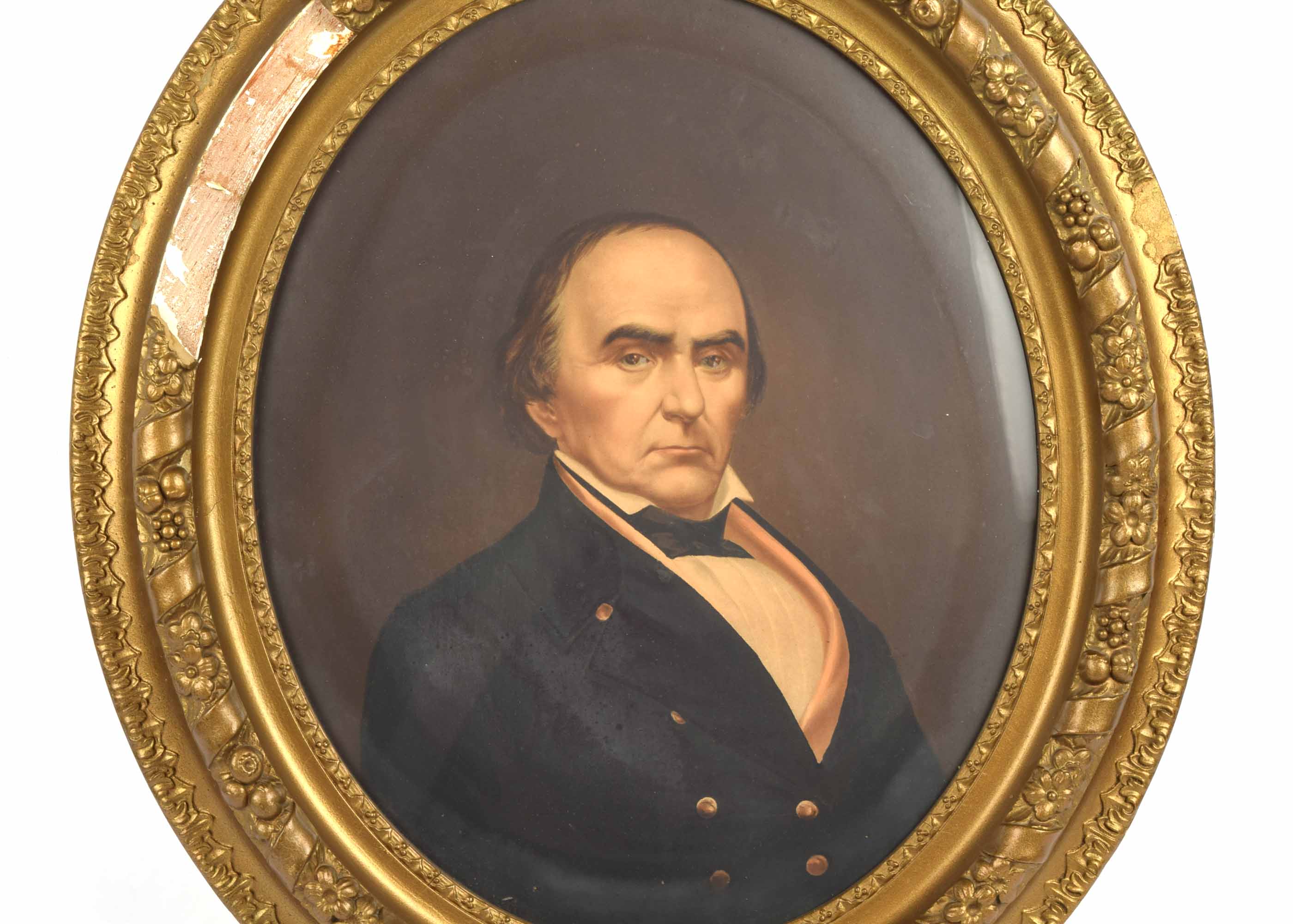 19th Century Chromolithographic Portrait Print of Daniel Webster