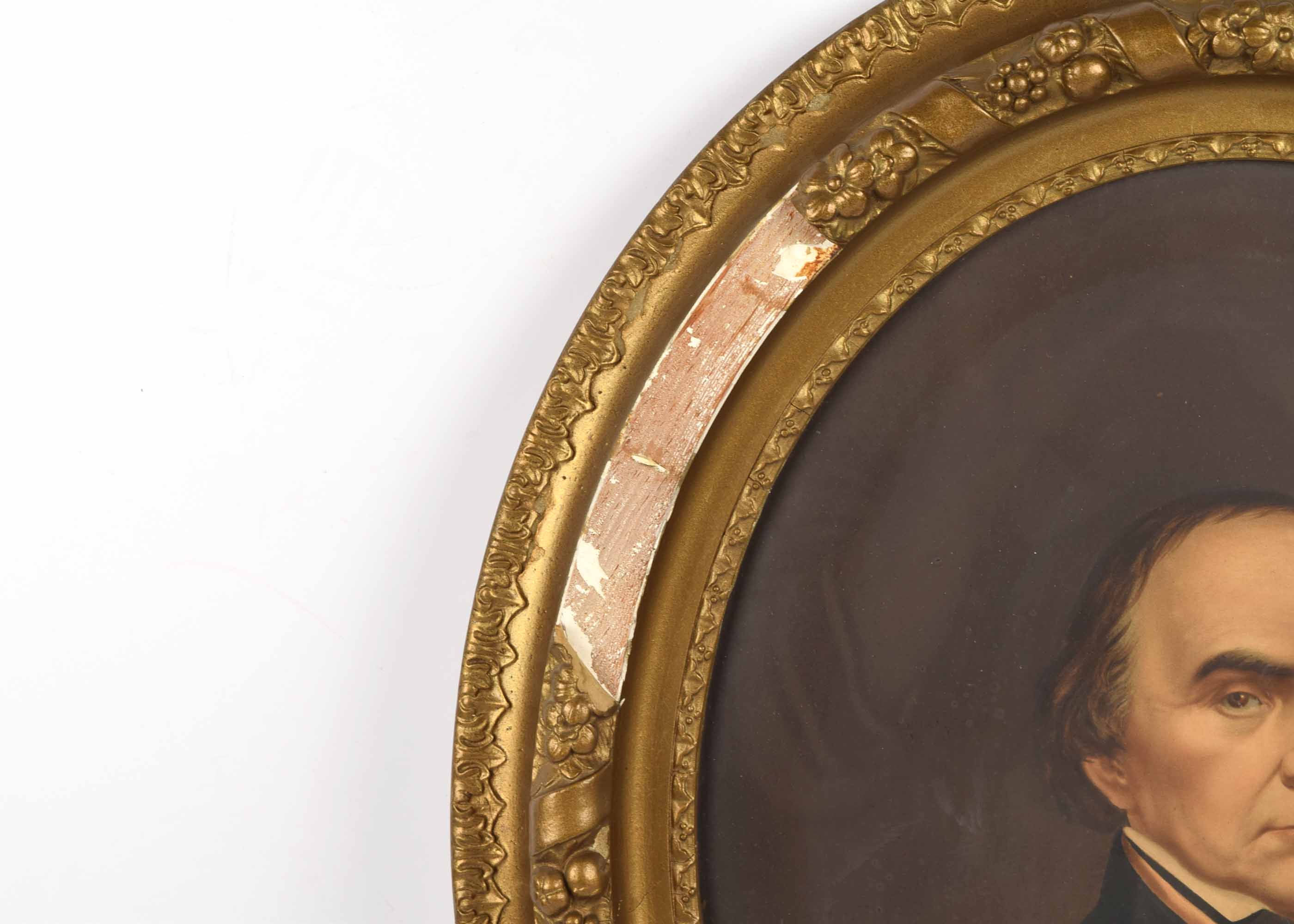 19th Century Chromolithographic Portrait Print of Daniel Webster