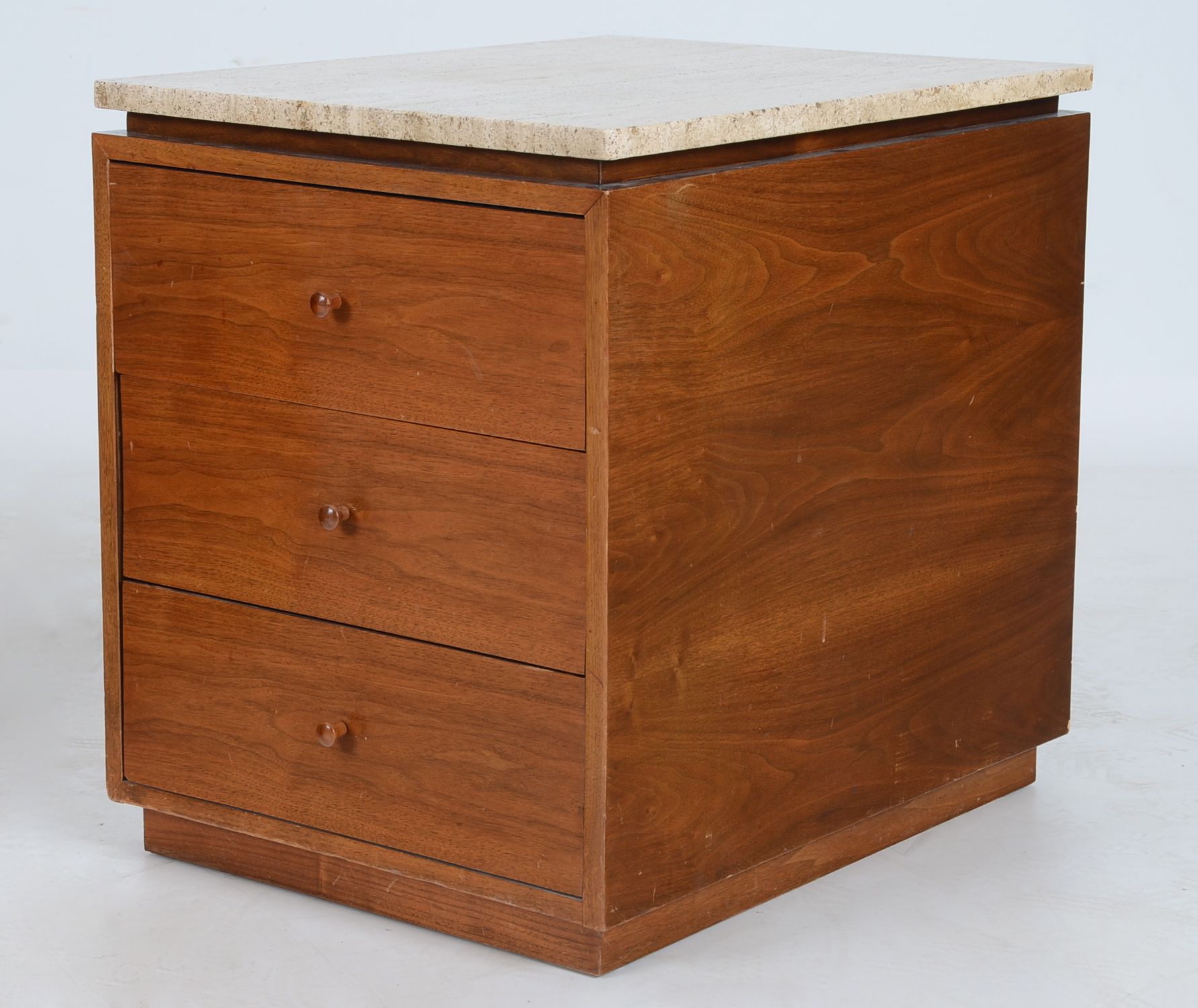 Pair of Danish Modern Style End Tables / Nightstands
