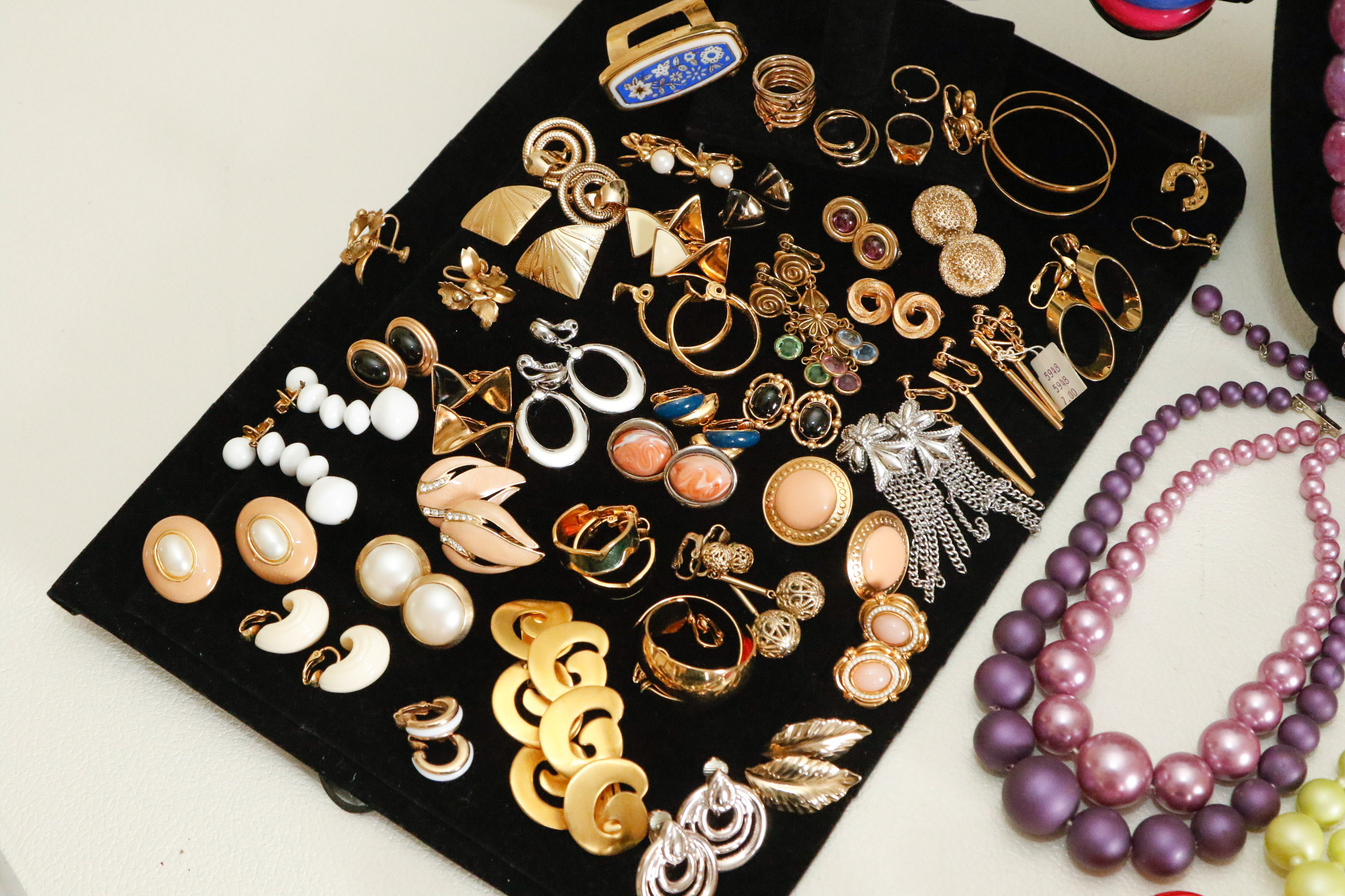 Vintage Costume Jewelry Collection Including Crown Trifari