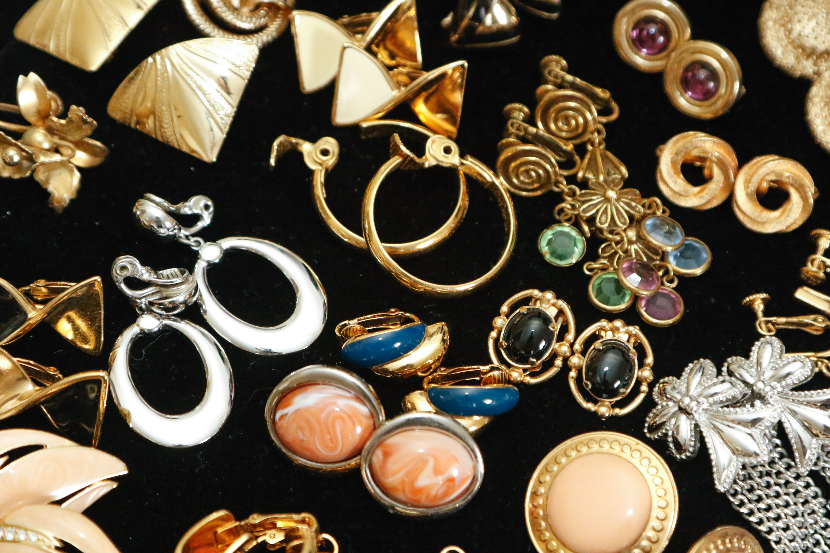 Vintage Costume Jewelry Collection Including Crown Trifari