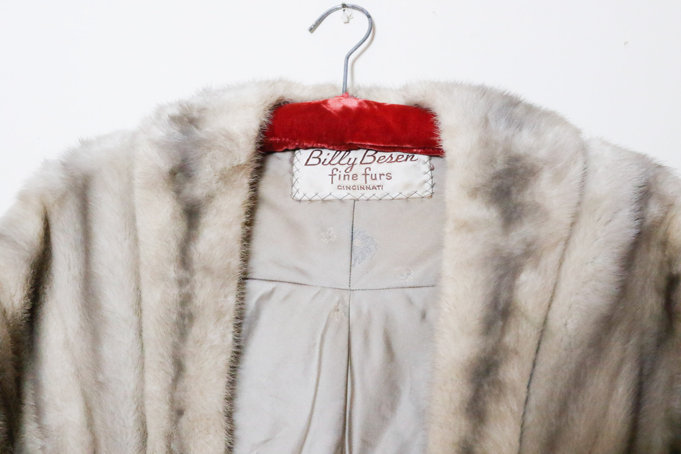 Silver Mink Fur Stole