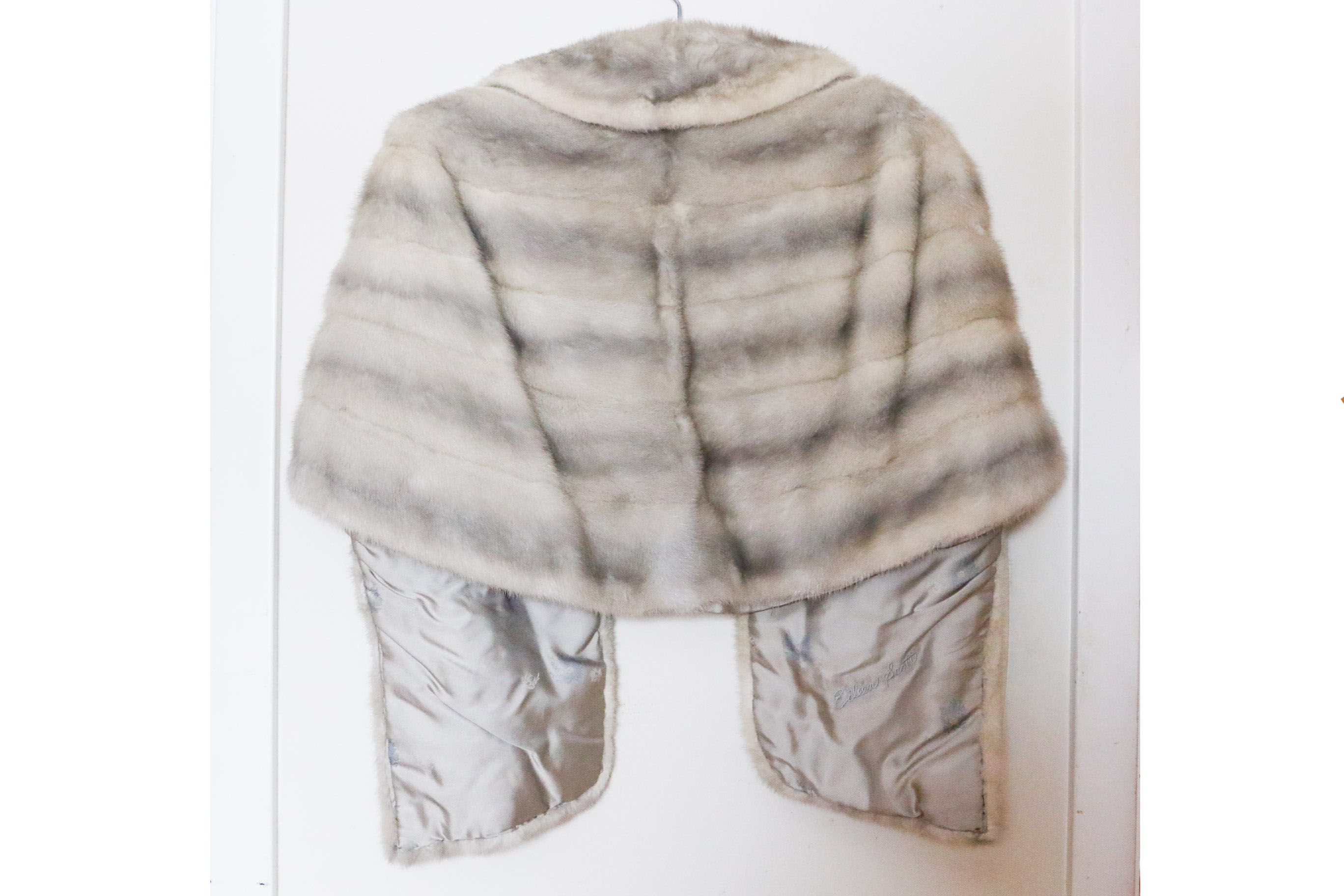 Silver Mink Fur Stole