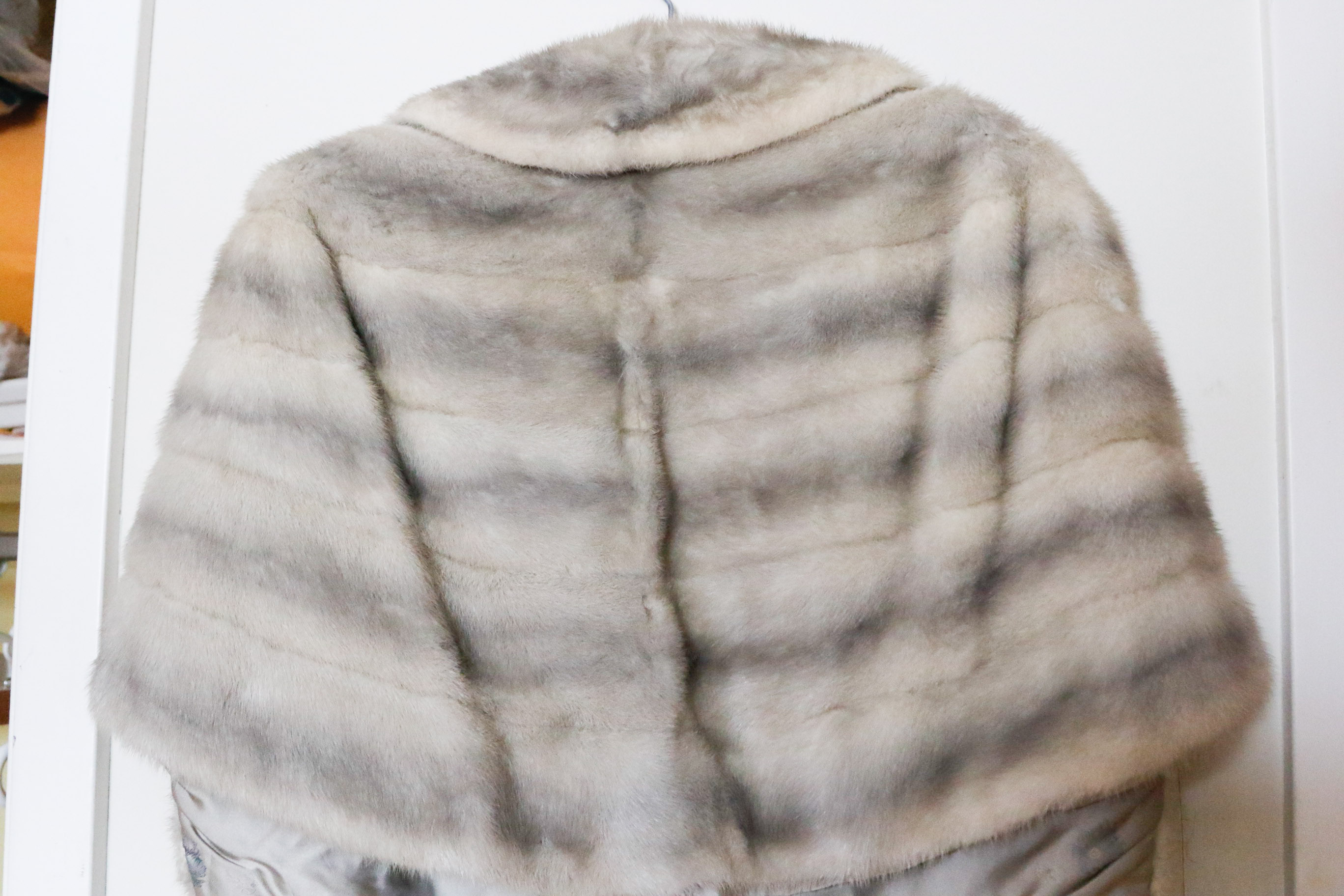 Silver Mink Fur Stole