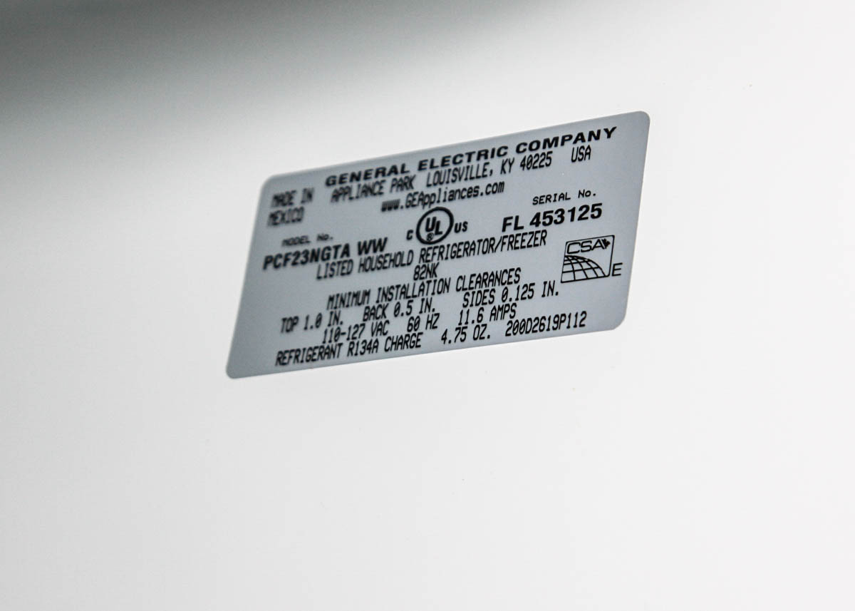 GE Profile Arctica Side-by-Side Refrigerator