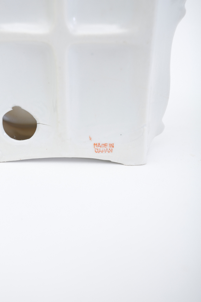 Vintage Porcelain Plaques Depicting 18th Century Couple