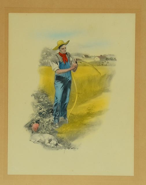 Hand-Colored Gelatin, Circa 1907