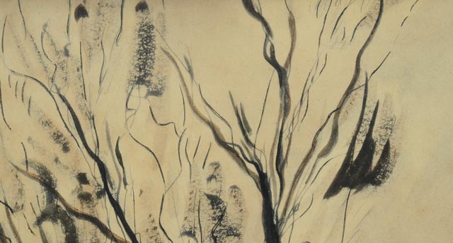 Original Ink and Watercolor by Segonzac