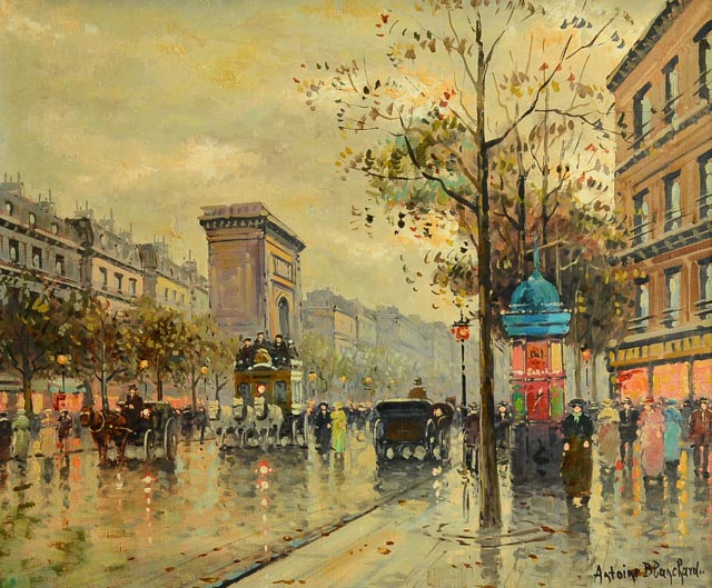 Oil Painting After Antoine Blanchard