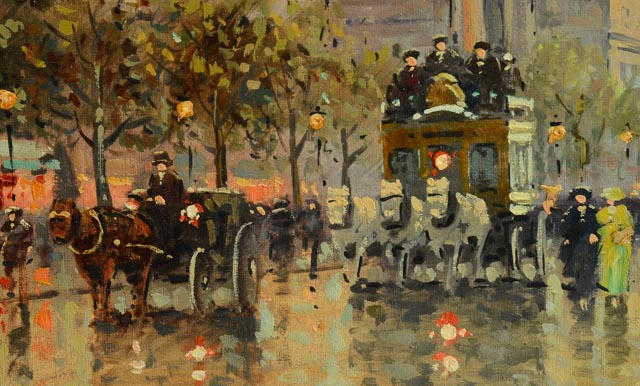 Oil Painting After Antoine Blanchard