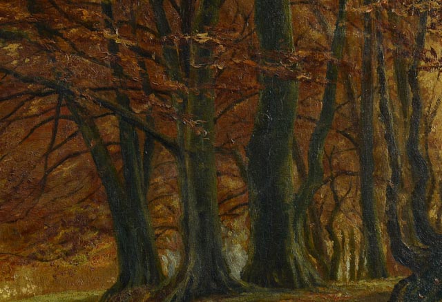 Original Autumnal Landscape Oil Painting
