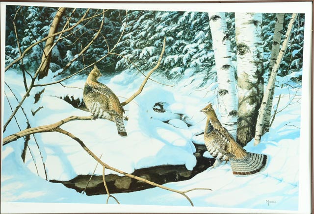 Signed Offset Lithograph Print by David Maass