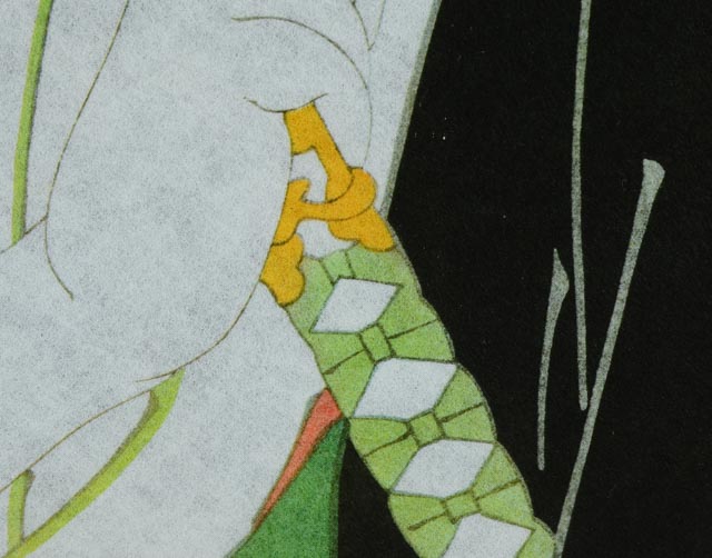 Toshusai Sharaku Offset Lithograph on Rice Paper