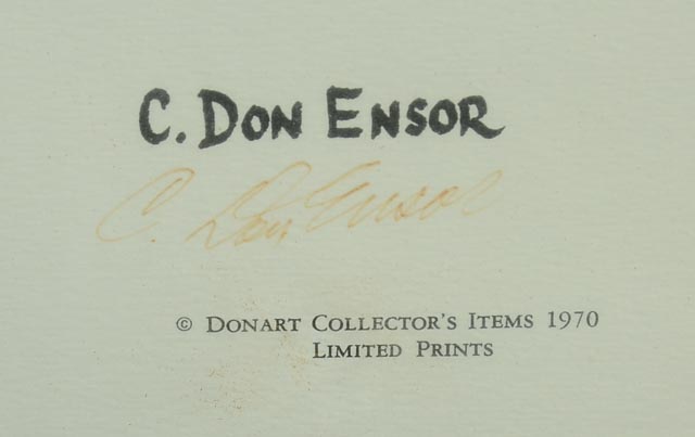 Framed Offset Lithograph