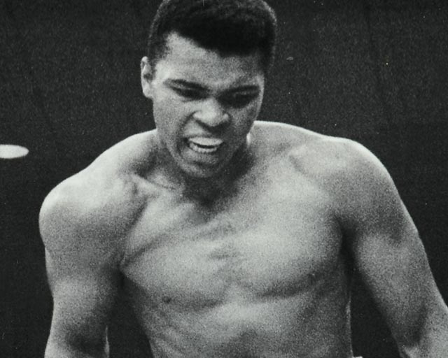 Ali Over Liston Framed Photograph
