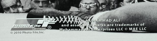 Ali Over Liston Framed Photograph