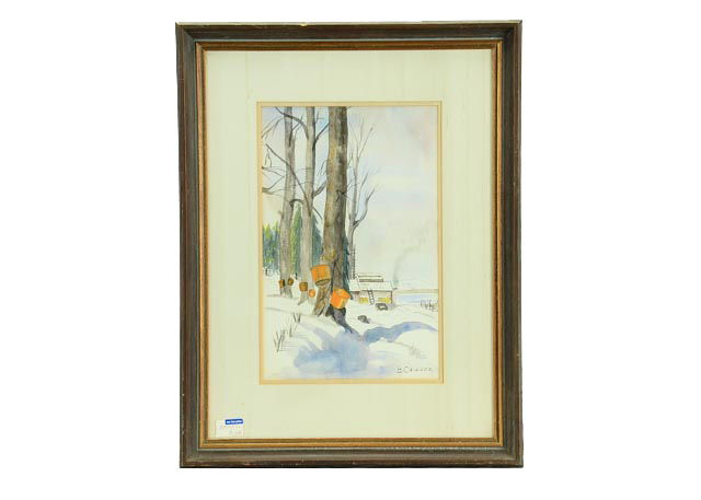 Watercolor Landscape by B. Craven