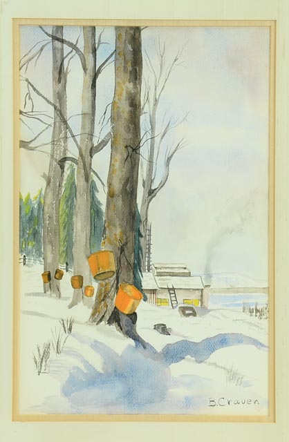 Watercolor Landscape by B. Craven